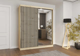 Oak and Black 183 cm x 218 cm