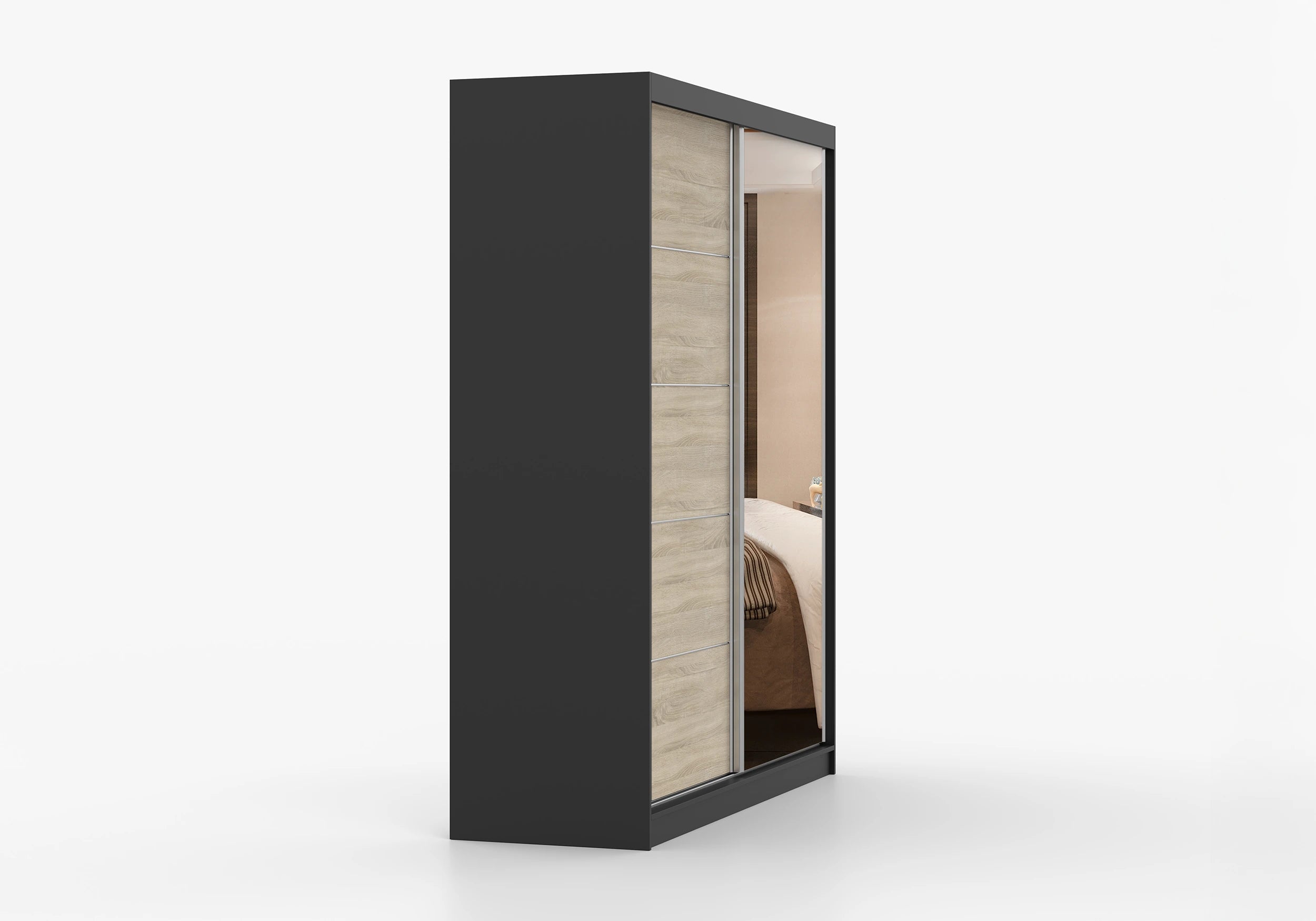 VISTA 05 150cm x 200 cm - Wardrobe with Sliding Doors