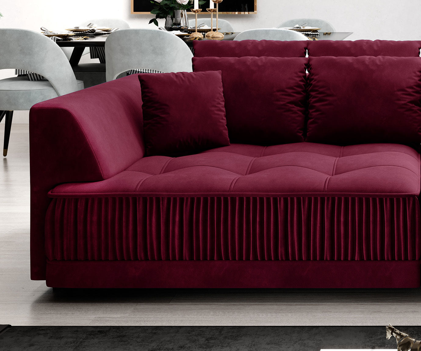 ZONDA S LARGE SOFA WITH ELECTRIC SEAT ADJUSTMENT