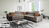 Ample III Grey Corner Sofa