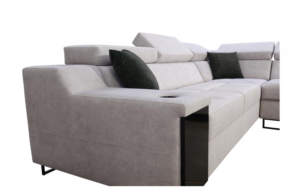 Ample III Corner Sofa Bar Side close up