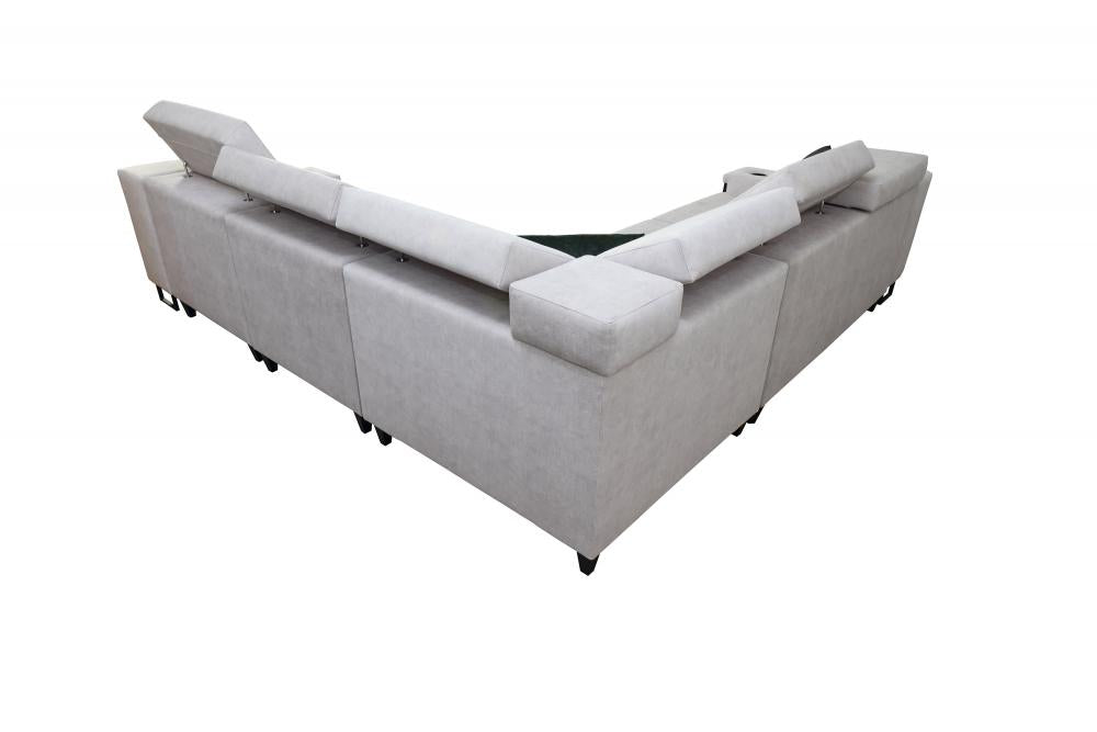 Ample III Corner Sofa Bed Back close up