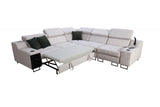 Ample III Corner Sofa Bed white back round 