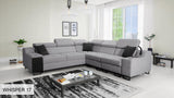 Ample III Fabric Corner Sofa