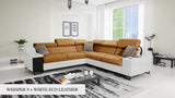 Ample III Grean Corner Sofa Bed