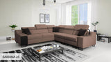 Ample III Grean Double corner sofa