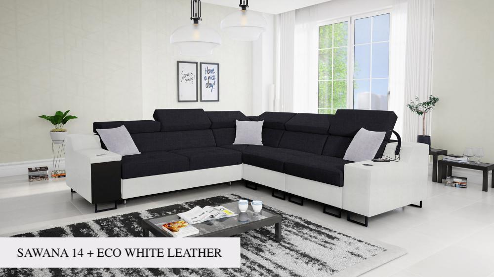 Ample III Velvert Corner Sofa