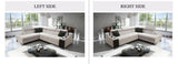 Ample VII Left Hand Facing Open End Corner Sofa Left and Right Side
