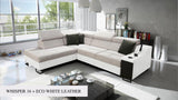 Ample VII corner sofa, light colours