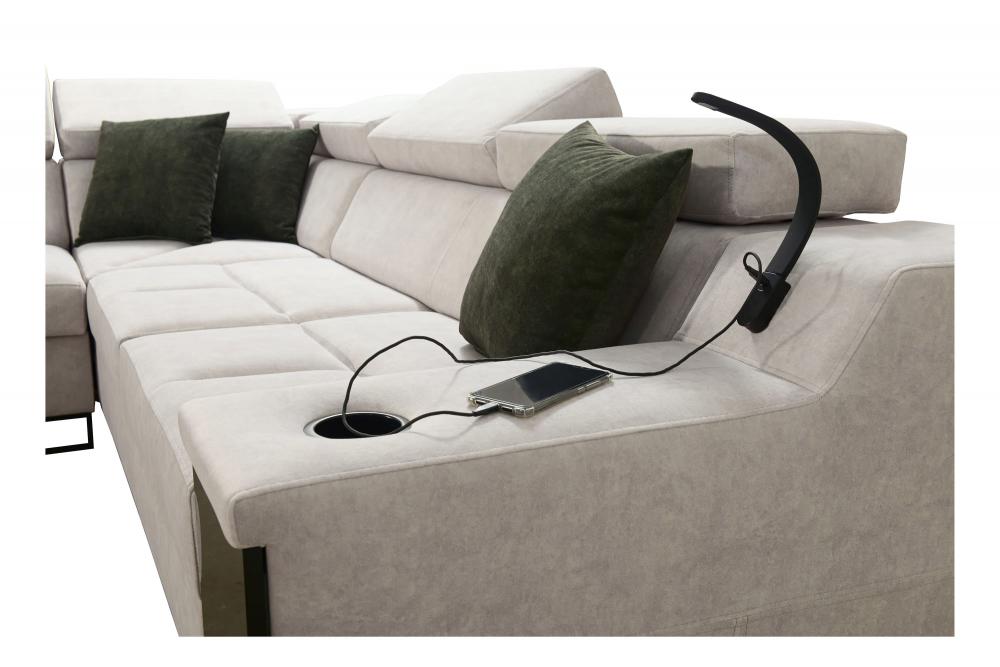 Ample VII Left Hand Facing Open End Corner Sofa