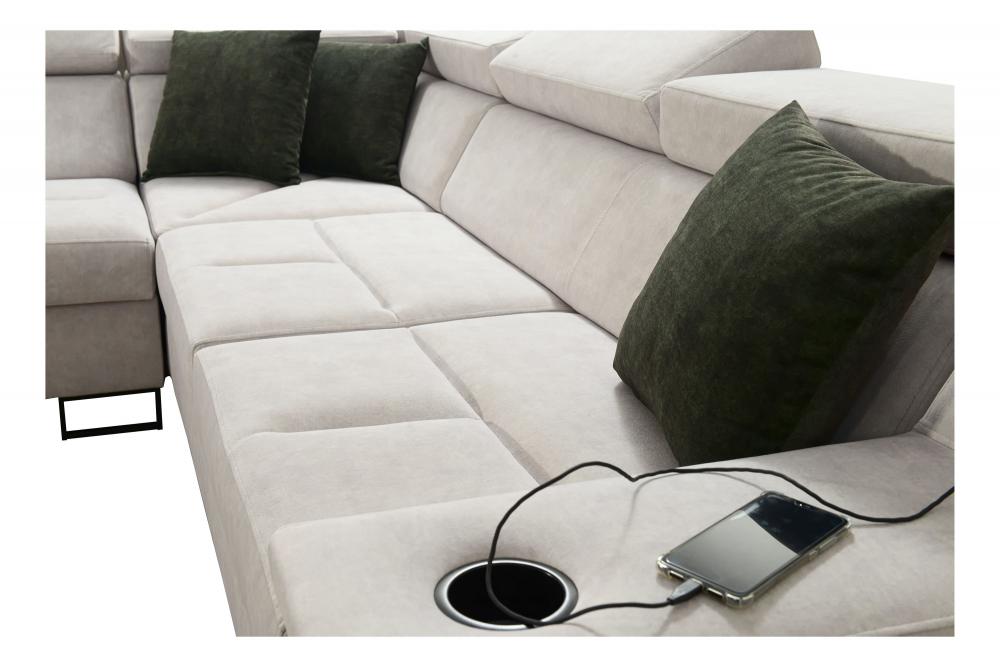 Ample VII Left Hand Facing Open End Corner Sofa