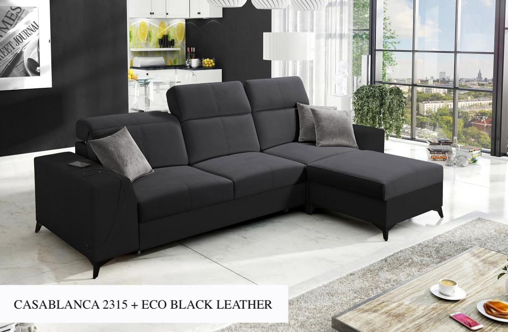 Bravo I Mix Eco Leather Corner Sofa