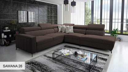 Bloom VIII Right Hand Facing Arm 4 Piece Open End Corner Sofa