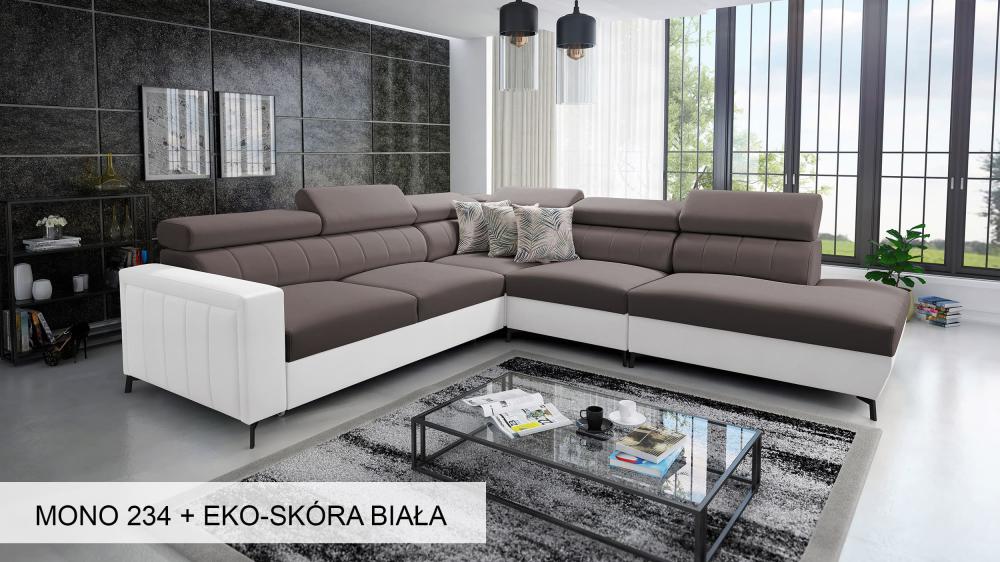 Bloom VIII Right Hand Facing Arm 4 Piece Open End Corner Sofa