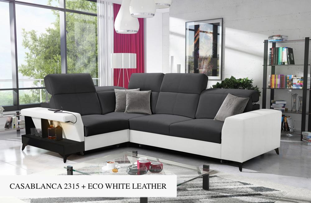 Bravo II LHF 3-Seater Corner Sofa Bed