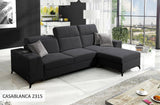 Bravo I Mix Black Corner Sofa