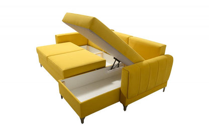 Baris Right  Hand Facing Chaise End Storage Deluxe Sofa Bed