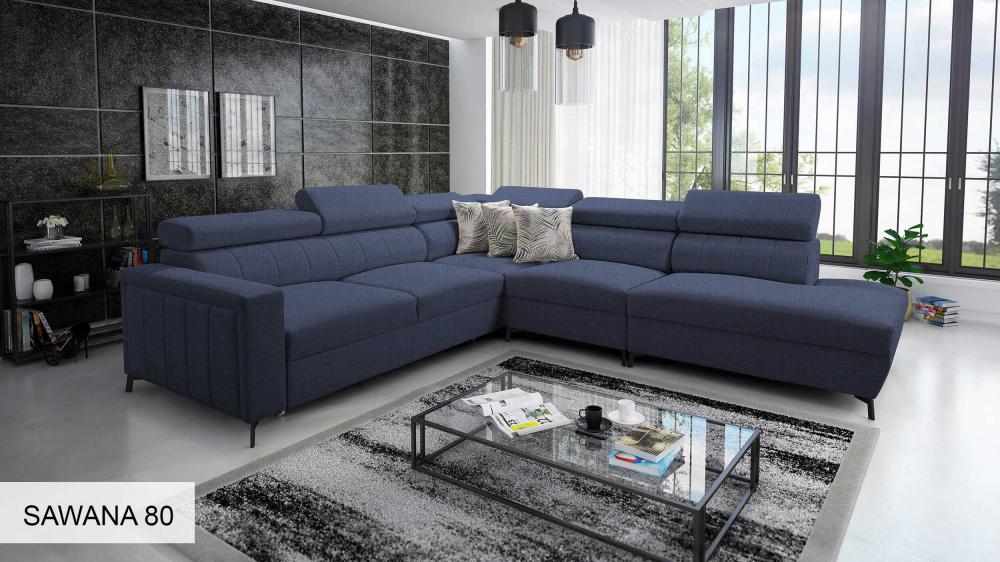 Bloom VIII Right Hand Facing Arm 4 Piece Open End Corner Sofa