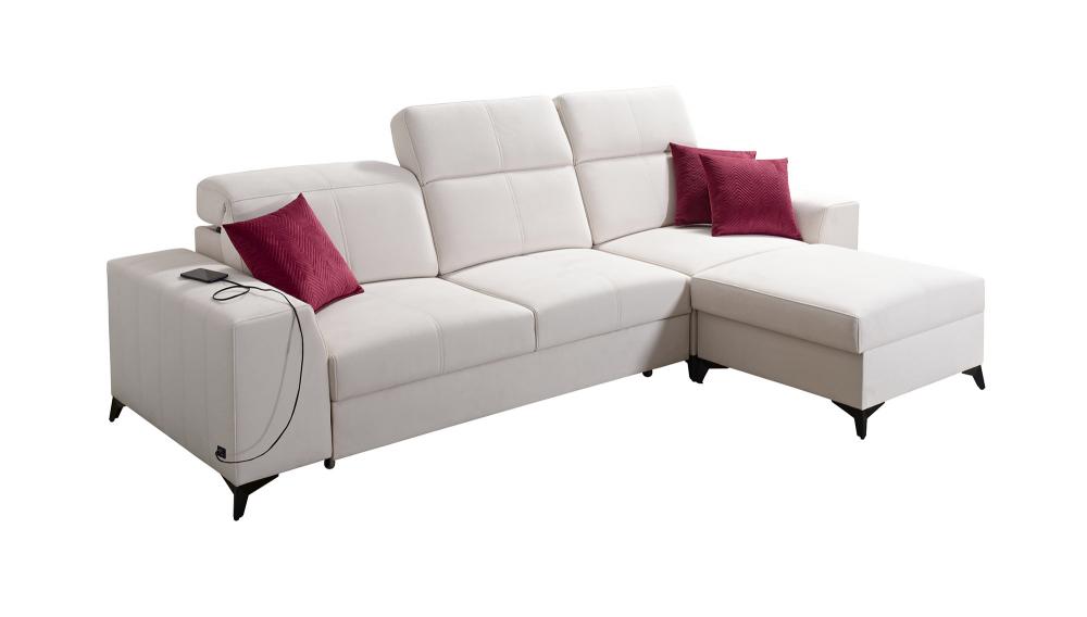 Bravo I Mix Corner Sofa white back image