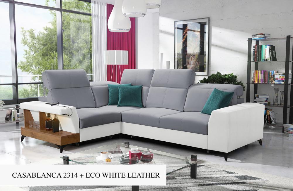 Bravo II LHF 3-Seater Corner Sofa Bed