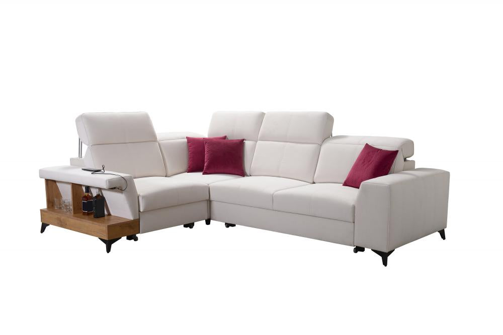 Bravo II LHF 3-Seater Corner Sofa Bed