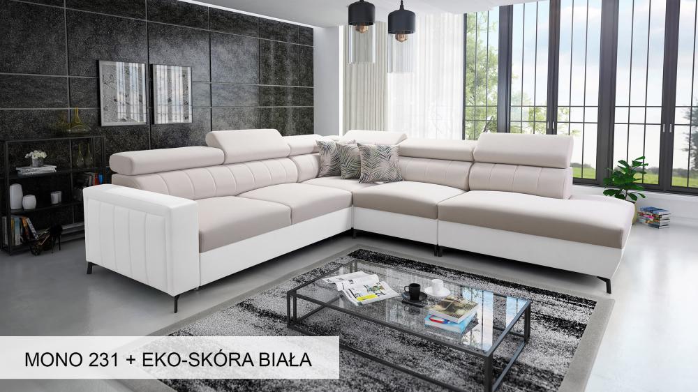 Bloom VIII Right Hand Facing Arm 4 Piece Open End Corner Sofa