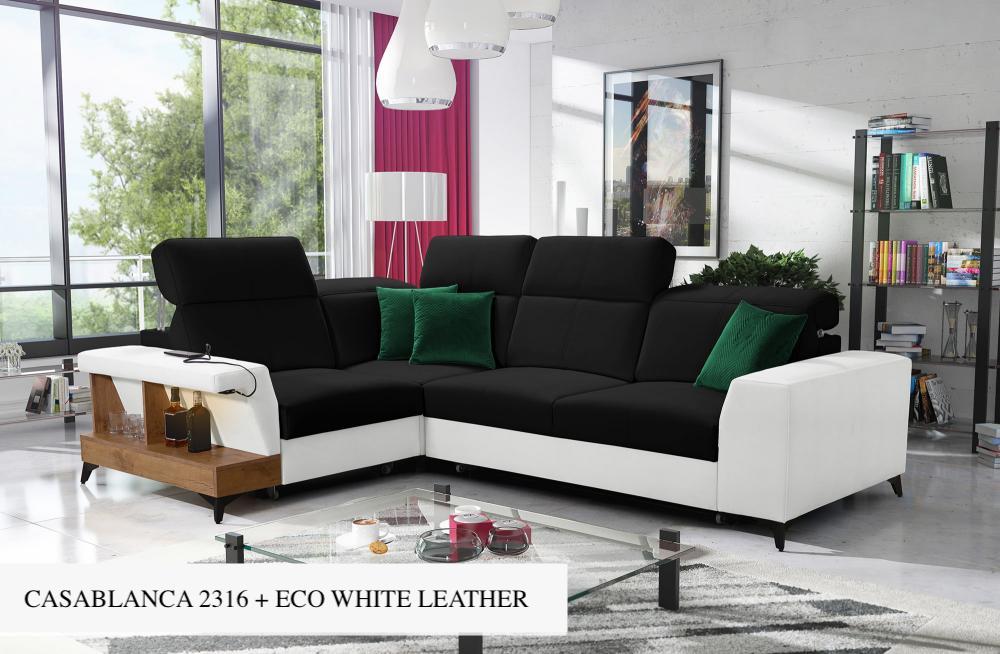 Bravo II LHF 3-Seater Corner Sofa Bed