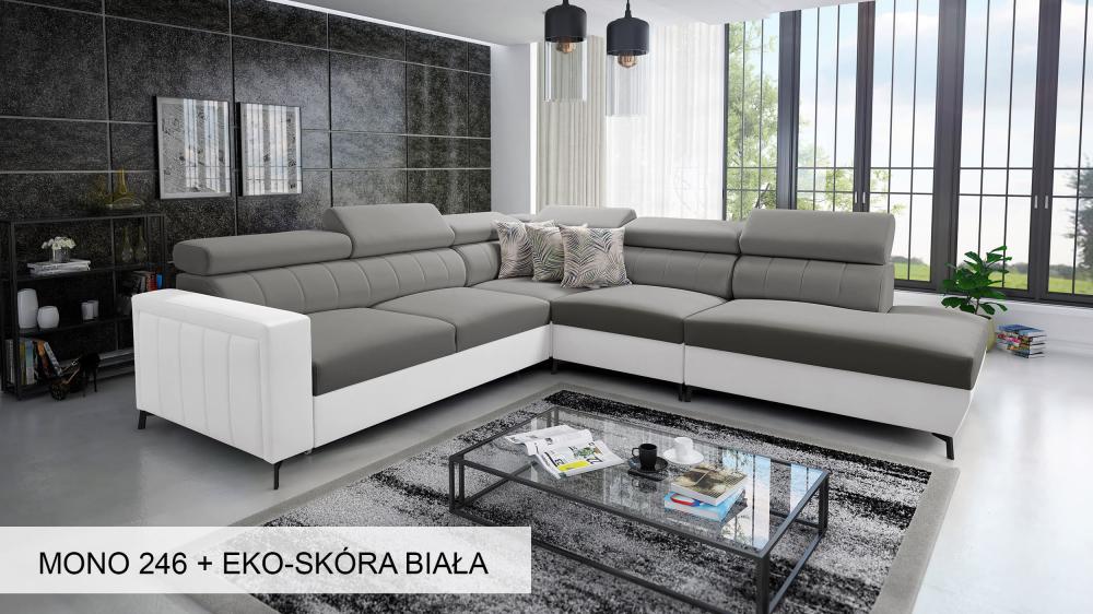 Bloom VIII Right Hand Facing Arm 4 Piece Open End Corner Sofa