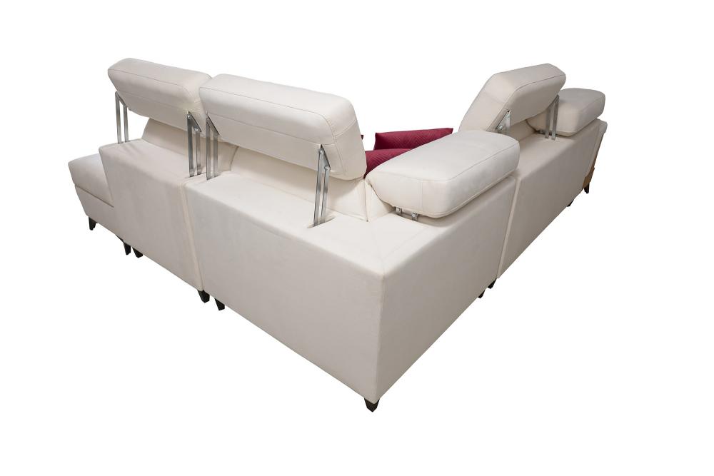 Bravo VII 4 seater corner sofa bed arm open end corner