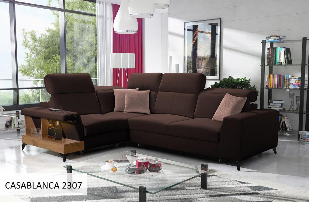 Bravo II LHF 3-Seater Corner Sofa Bed