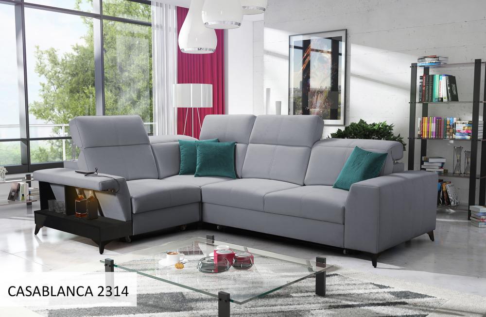 Bravo II LHF 3-Seater Corner Sofa Bed