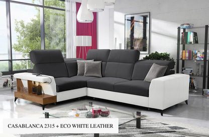 Bravo II LHF 3-Seater Corner Sofa Bed