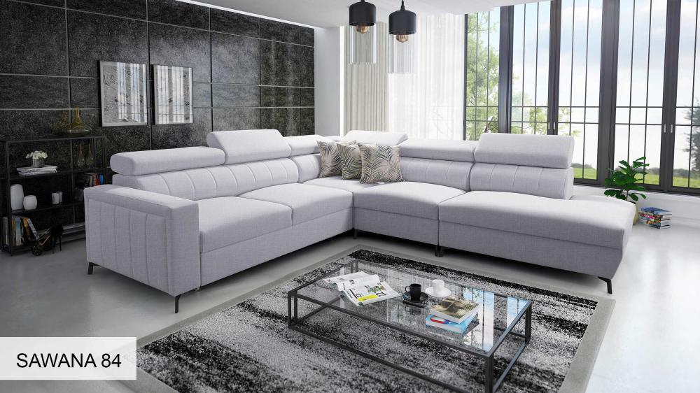 Bloom VIII Right Hand Facing Arm 4 Piece Open End Corner Sofa