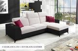 Bravo I Mix White Corner Sofa