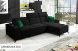 Bravo I Mix Black Corner Sofa  Bed