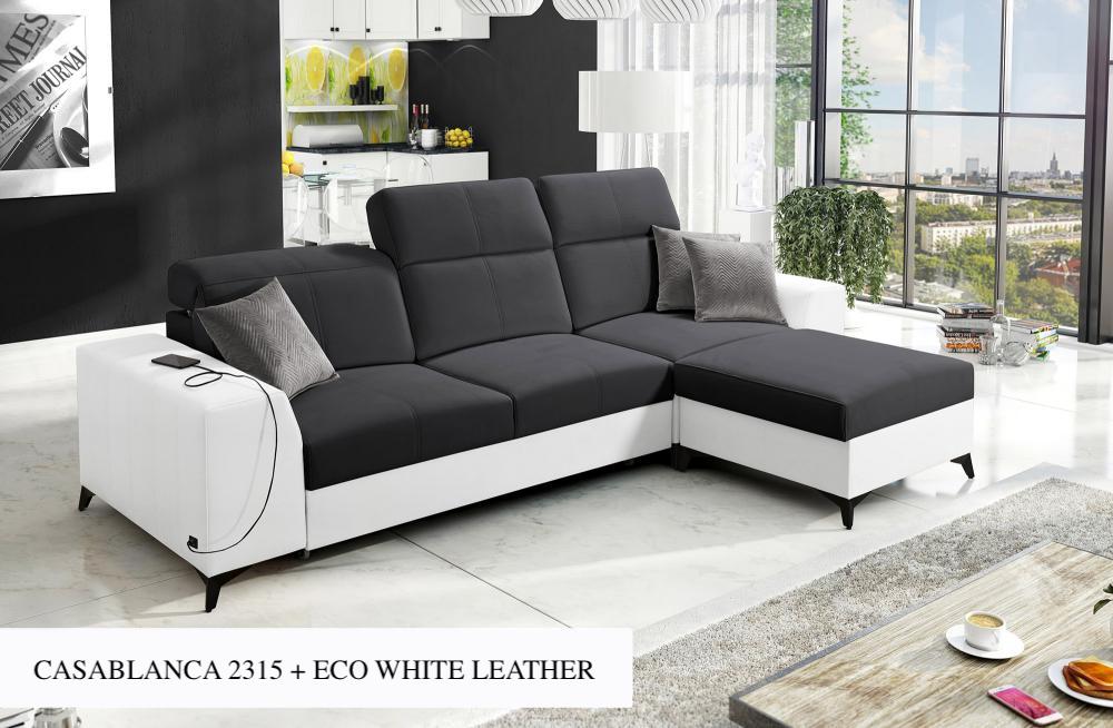 Bravo I Mix Grey Corner Sofa