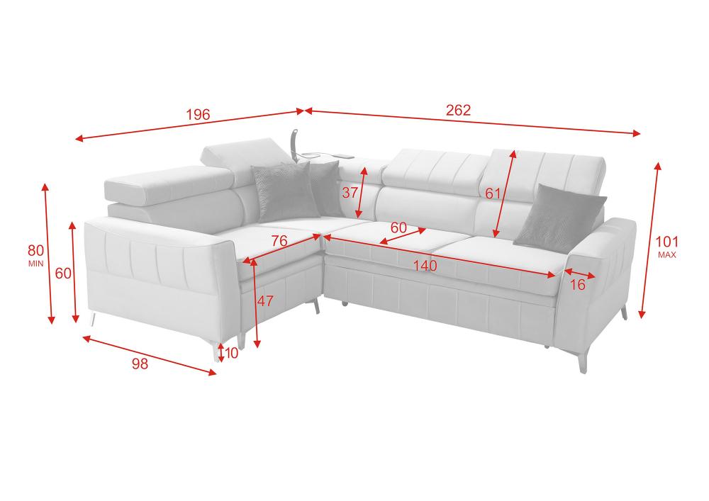 Baron II corner sofa