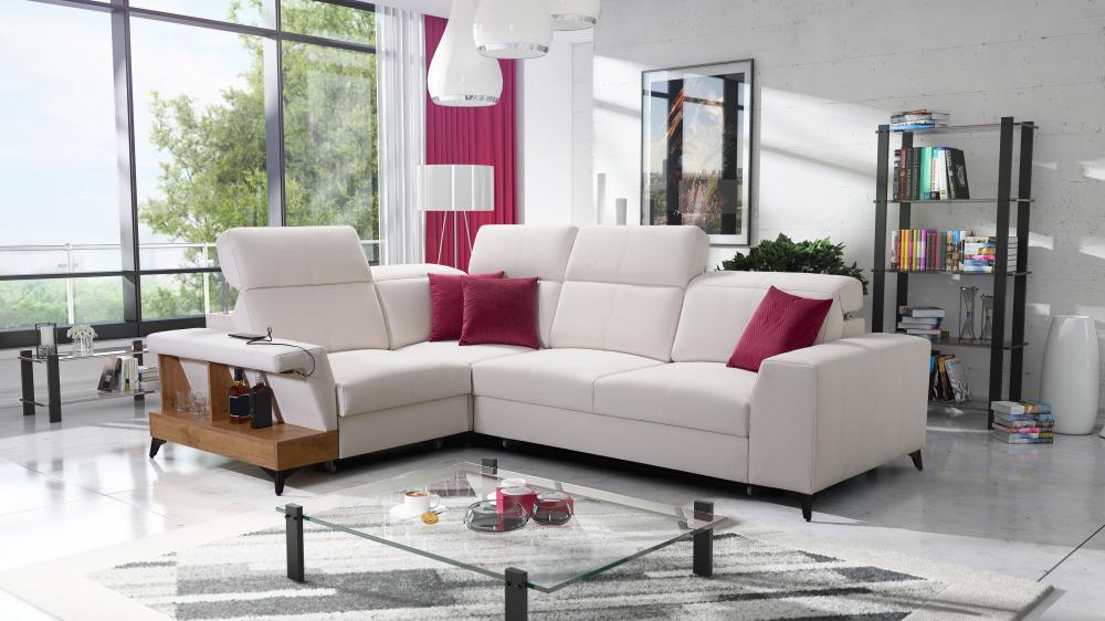 Bravo II LHF 3-Seater Corner Sofa Bed