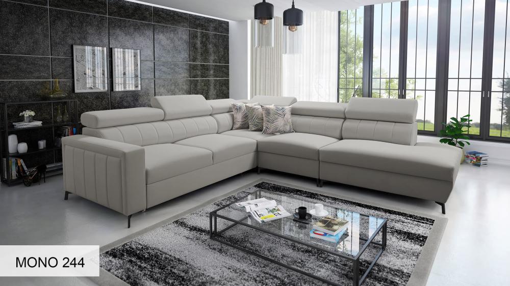 Bloom VIII Right Hand Facing Arm 4 Piece Open End Corner Sofa