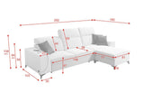 Bravo I Mix Corner Sofa dimension