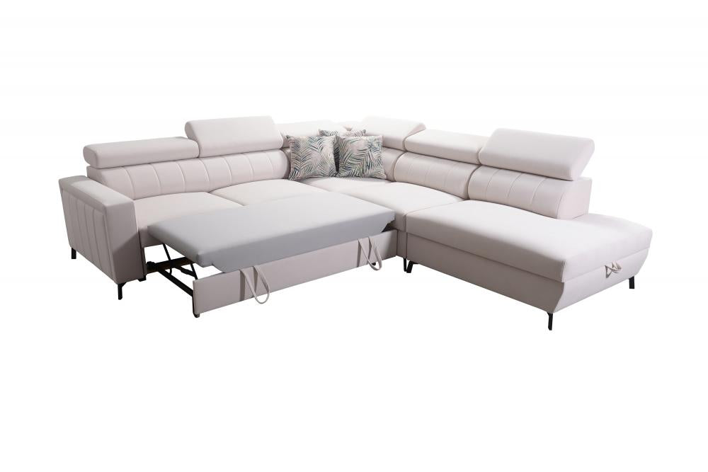 Bloom VIII Right Hand Facing Arm 4 Piece Open End Corner Sofa