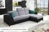 Bravo I Mix Beige Corner Sofa Bed