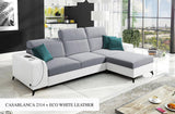 Bravo I Mix Light Grey Corner Sofa