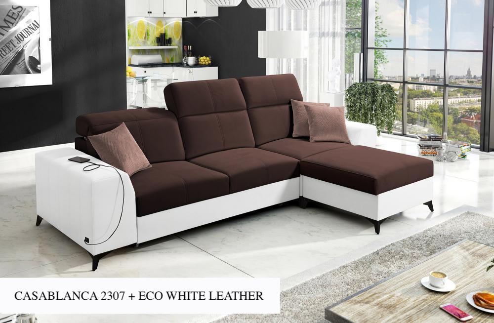 Bravo I Mix Dark Green Corner Sofa