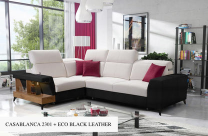 Bravo II LHF 3-Seater Corner Sofa Bed