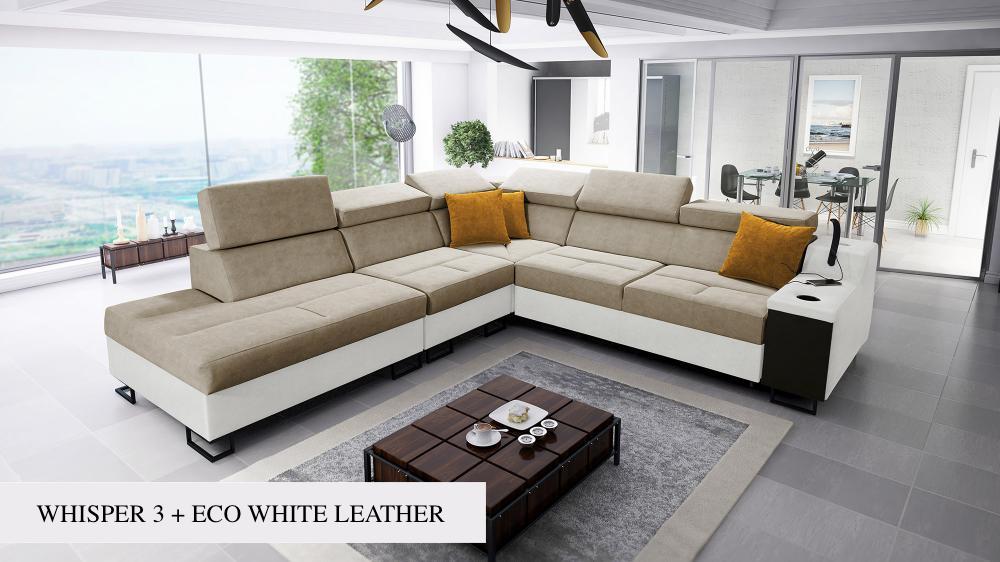 ALICANTE IX corner sofa, cream colour sofa