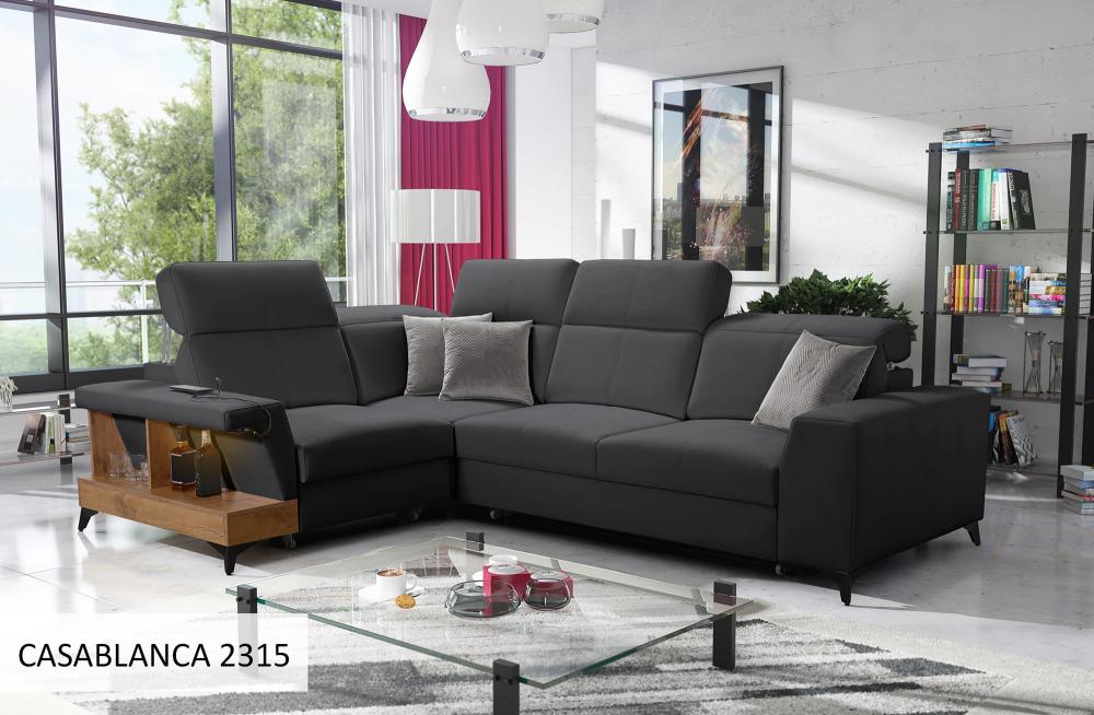 Bravo II LHF 3-Seater Corner Sofa Bed